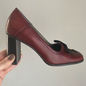 Nine West Square Toe Heels